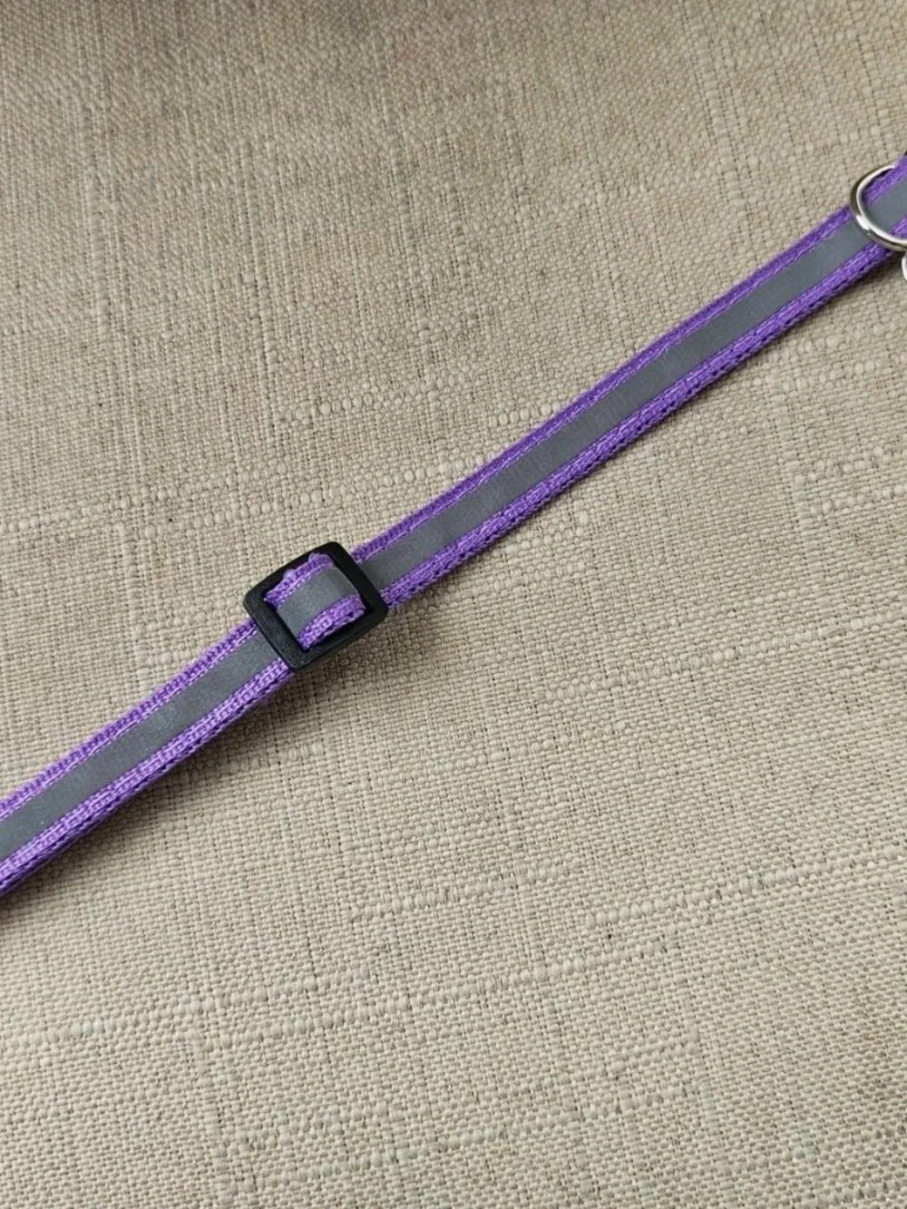 Cat Collar Purple Tone Bylon Pet Collar Reflective Neck Collar Pet Accessories